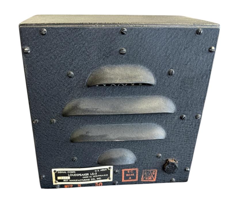US WW2 Signal Corp Loudspeaker LS-3