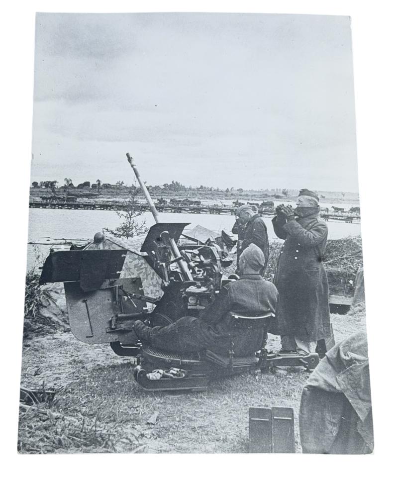 Luftwaffe Press Photographe 2cm Flak 38