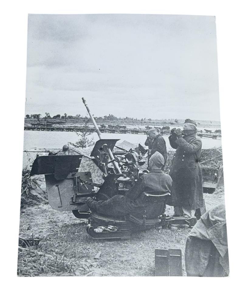 Luftwaffe Press Photographe 2cm Flak 38