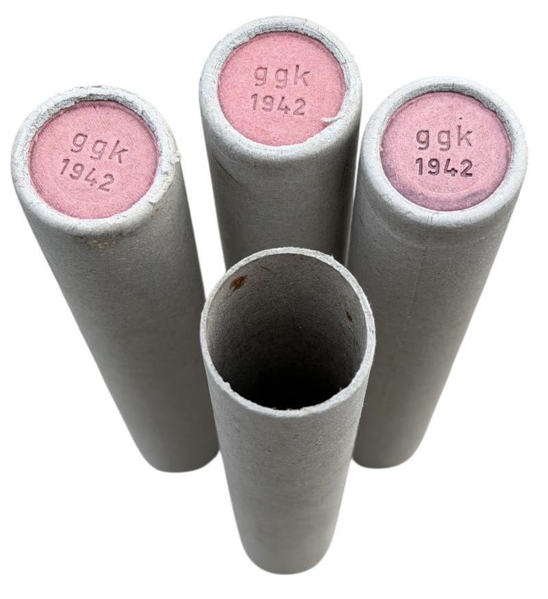 4 Clipboard Tubes for 2cm Oerlikon Canon Grenades