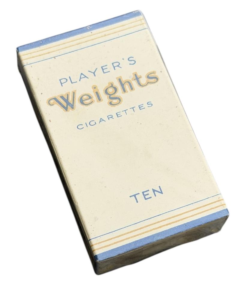 British WW2 Players Weights Cigarettes