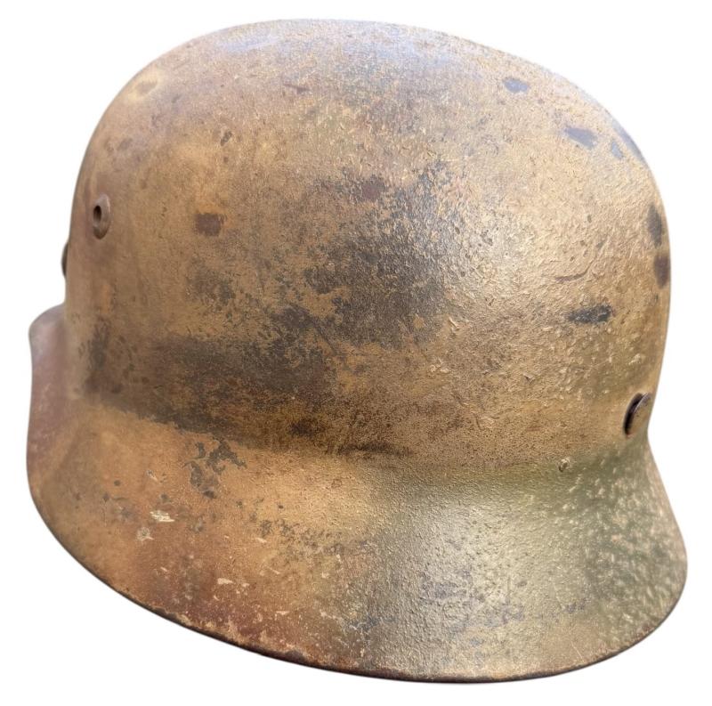 Wehrmacht M40 sawdust Camo Helmet