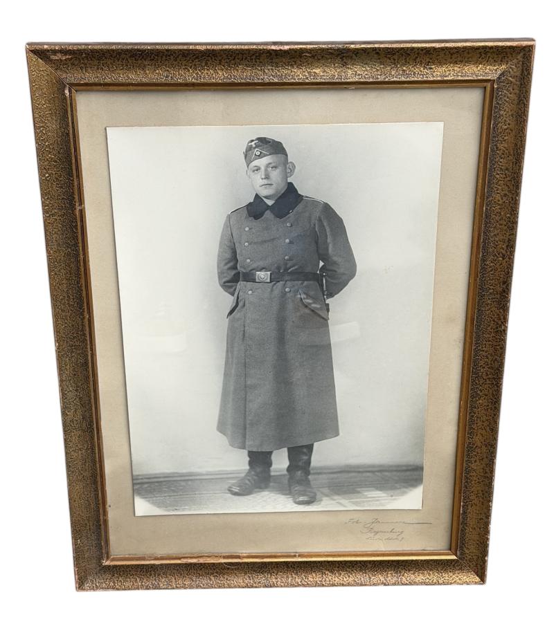 Framed Wehrmacht Portrait Photograph