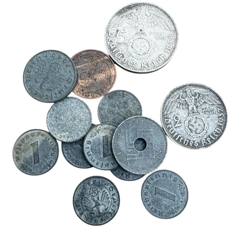 13 Third Reich Coins
