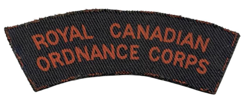 Canadian WW2 Printed Tunic Cloth Patch