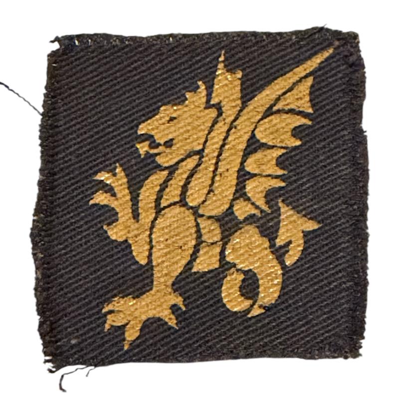 British WW2 Printed Tunic Cloth Patch