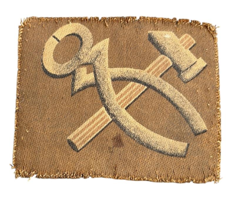 British WW2 cloth printed Trade badge