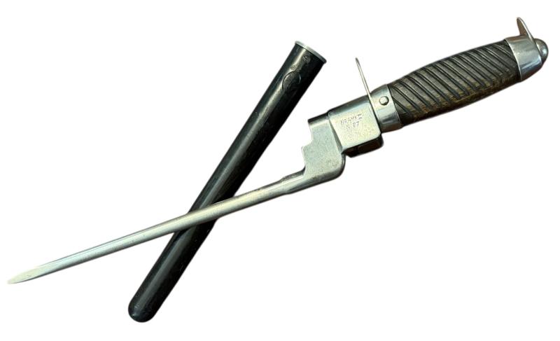 British number 4 MKII Spike Bayonet with removable Grip