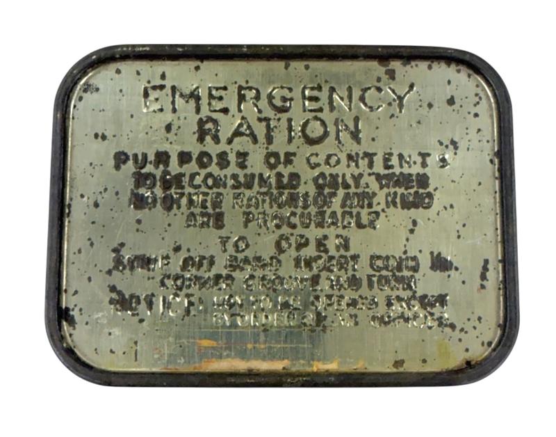 British WW2 Emergency Ration Can