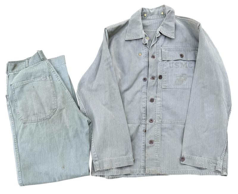 USMC HBT Tunic & Trousers