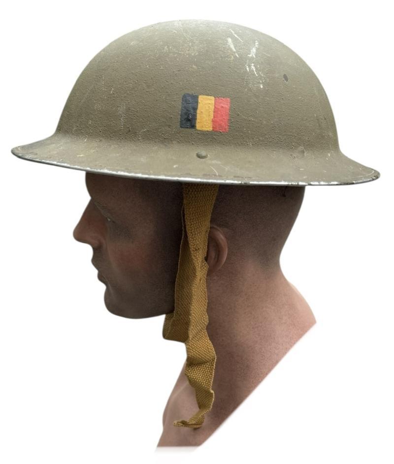 Belgium WW2 Brodie Helmet Brigade Piron