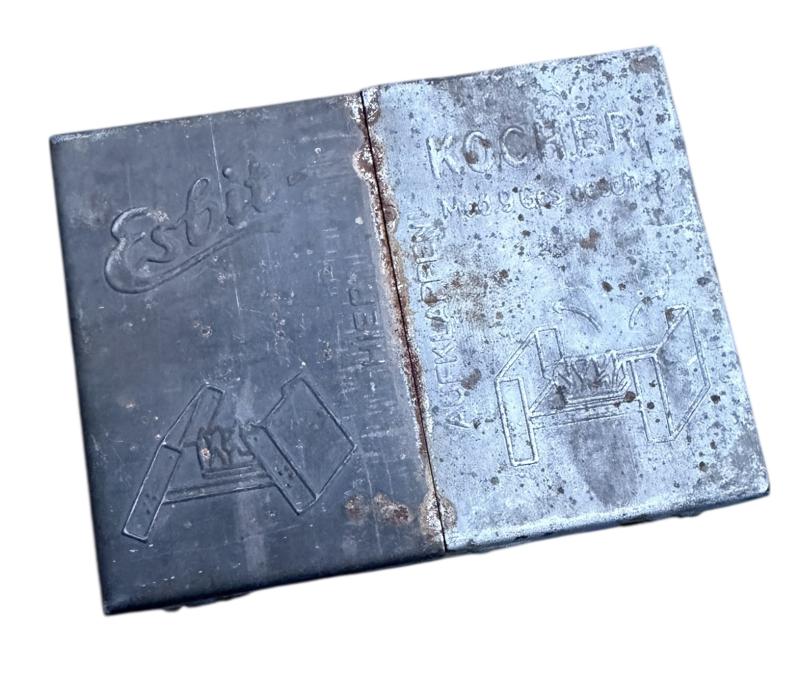 Wehrmacht Esbit Cooker with original Fuel Blok Packaging