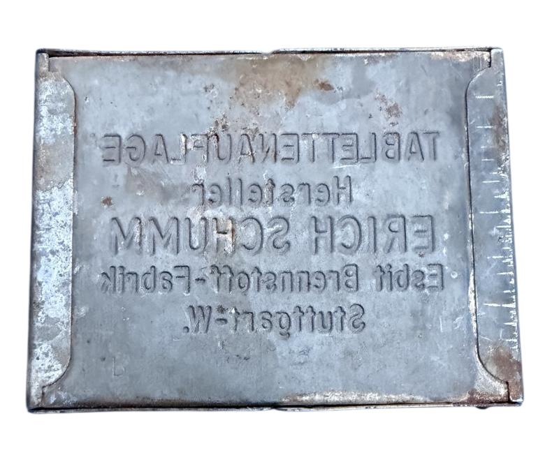 Wehrmacht Esbit Cooker with original Fuel Blok Packaging