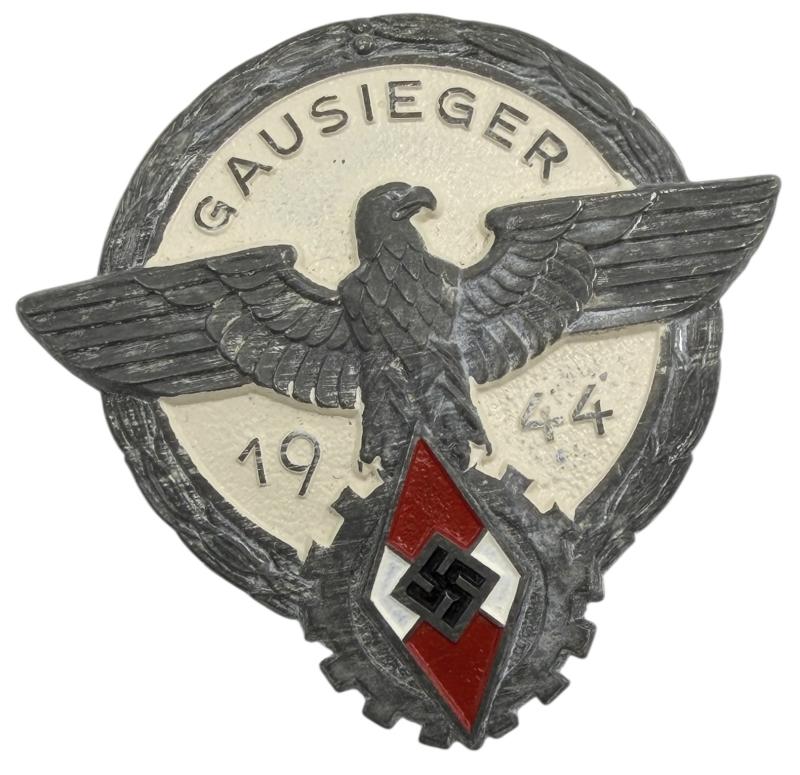 Hitler-Jugend Gausieger Badge in Silver 1944