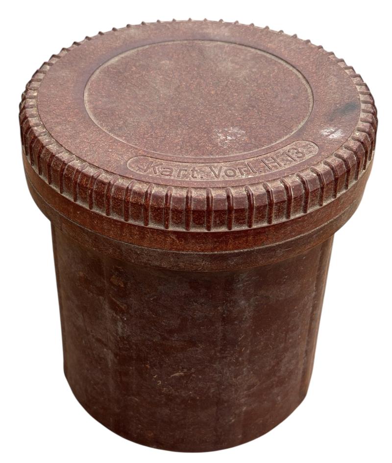 Wehrmacht Bakelite Kart. Vorl. H13 Container