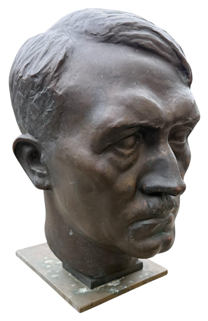 US WW2 Veteran War Trophy Adolf Hitler Buste