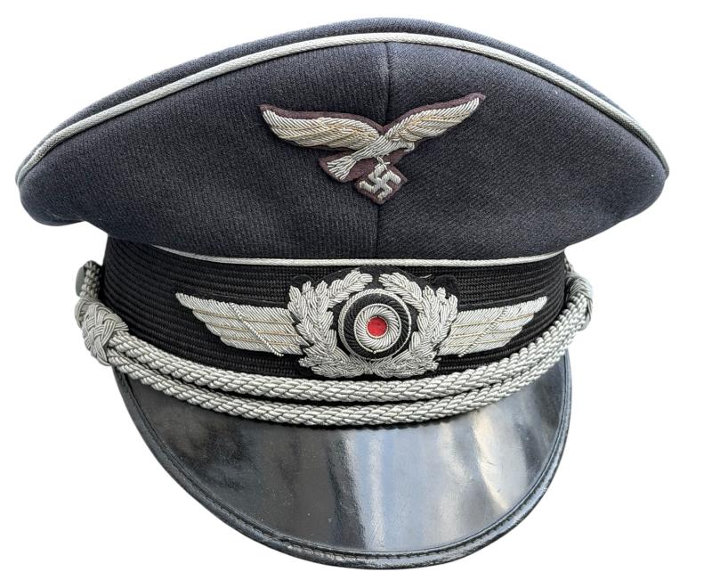 Luftwaffe Officers Visor Cap (Perküro)