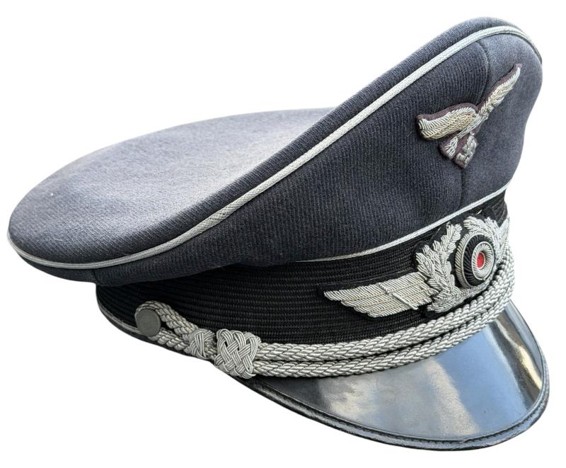 Luftwaffe Officers Visor Cap (Perküro)
