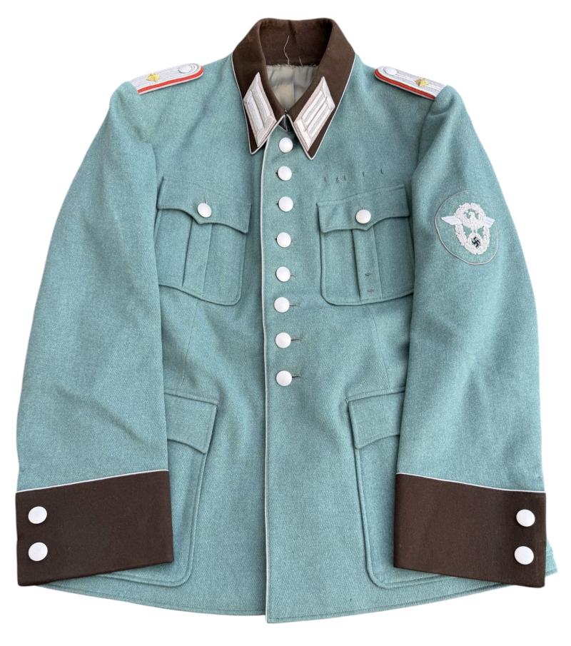 Third Reich reserve Polizei Officers Tunic and Trousers