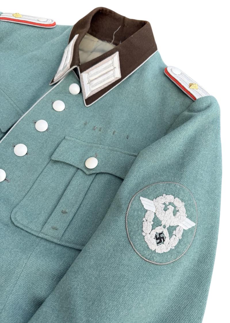 Third Reich reserve Polizei Officers Tunic and Trousers