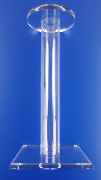 PRE-ORDER Perspex Plastic 28cm Helmet Hat Stand