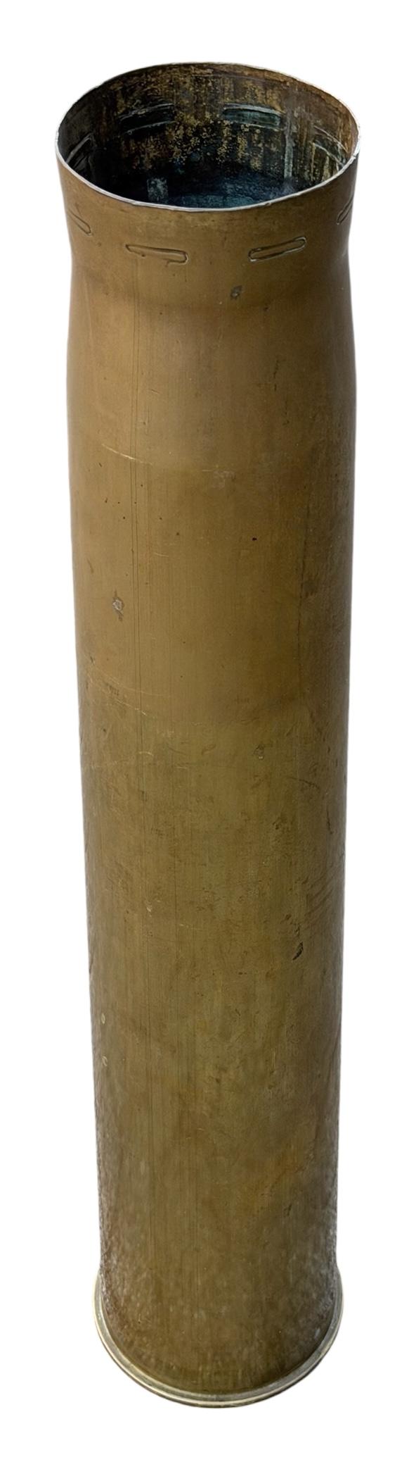 British WW2 QF 3.7-Inch AA Gun Brass Shell/Casing