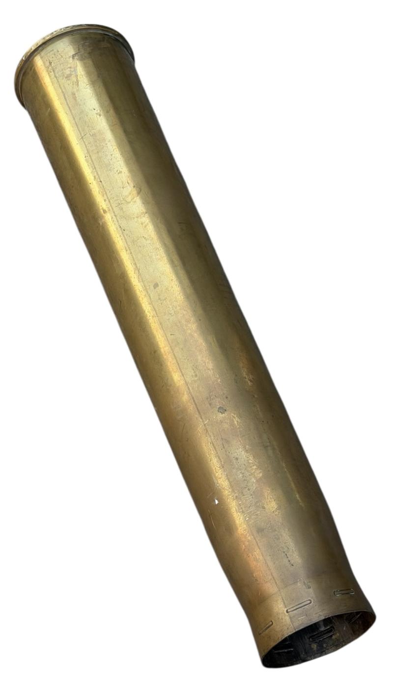 British WW2 QF 3.7-Inch AA Gun Brass Shell/Casing