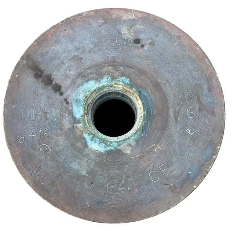 British WW2 QF 3.7-Inch AA Gun Brass Shell/Casing