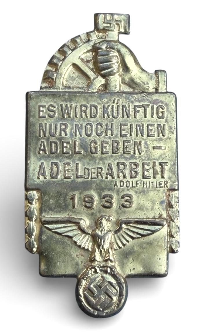 Third Reich NSBO Badge (Nationalsozialistische Betriebszellenorganisation)