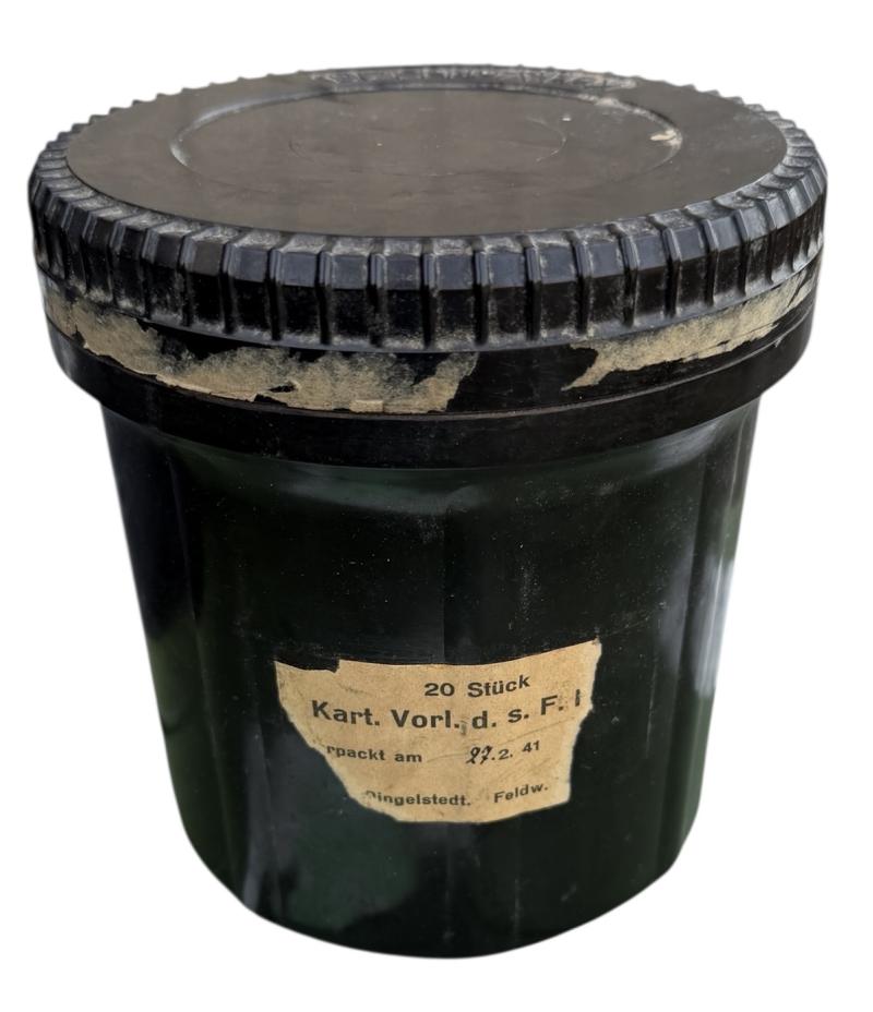 Wehrmacht Bakelite Kart. Vorl. H13 Container