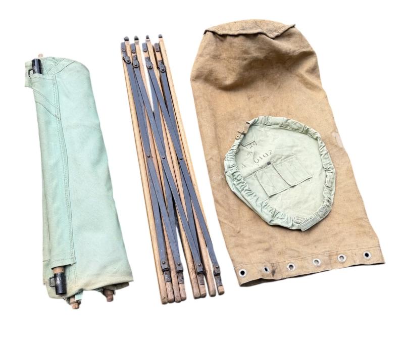 British WW2 Officers Holdall Bag with folding Field Bed