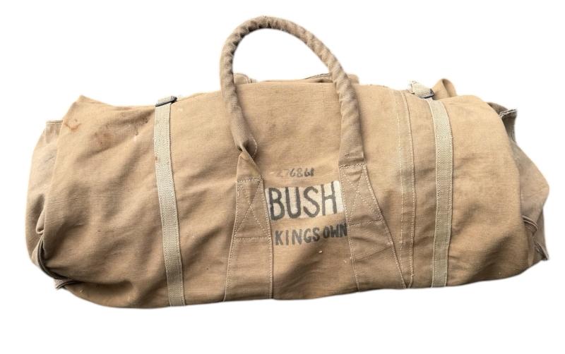 British WW2 Officers Holdall Bag with folding Field Bed