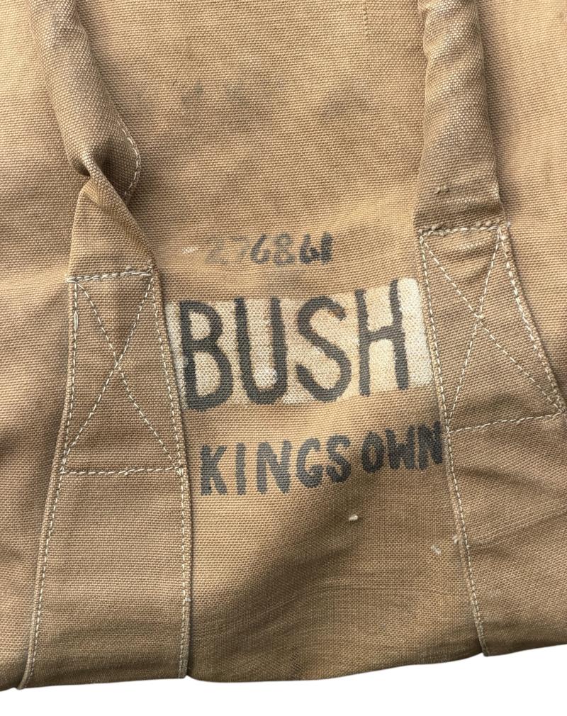 British WW2 Officers Holdall Bag with folding Field Bed