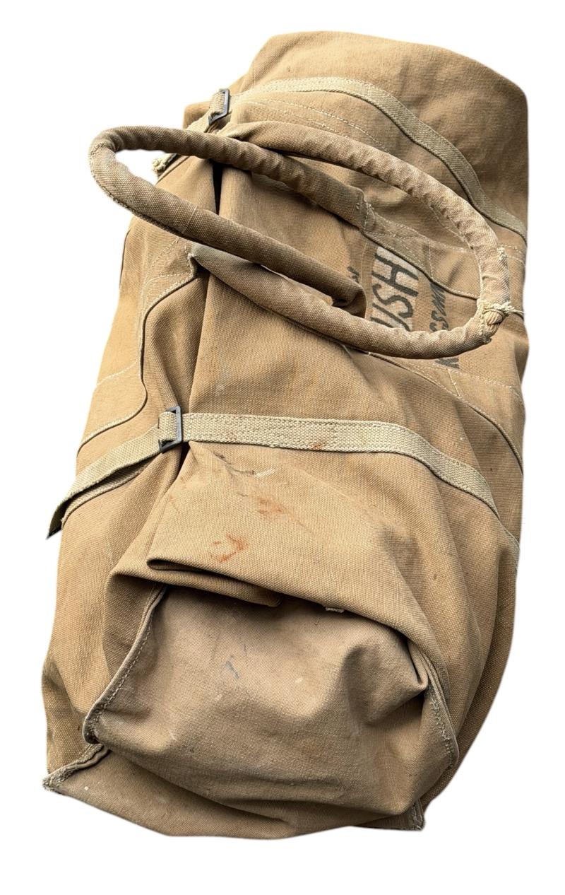 British WW2 Officers Holdall Bag with folding Field Bed