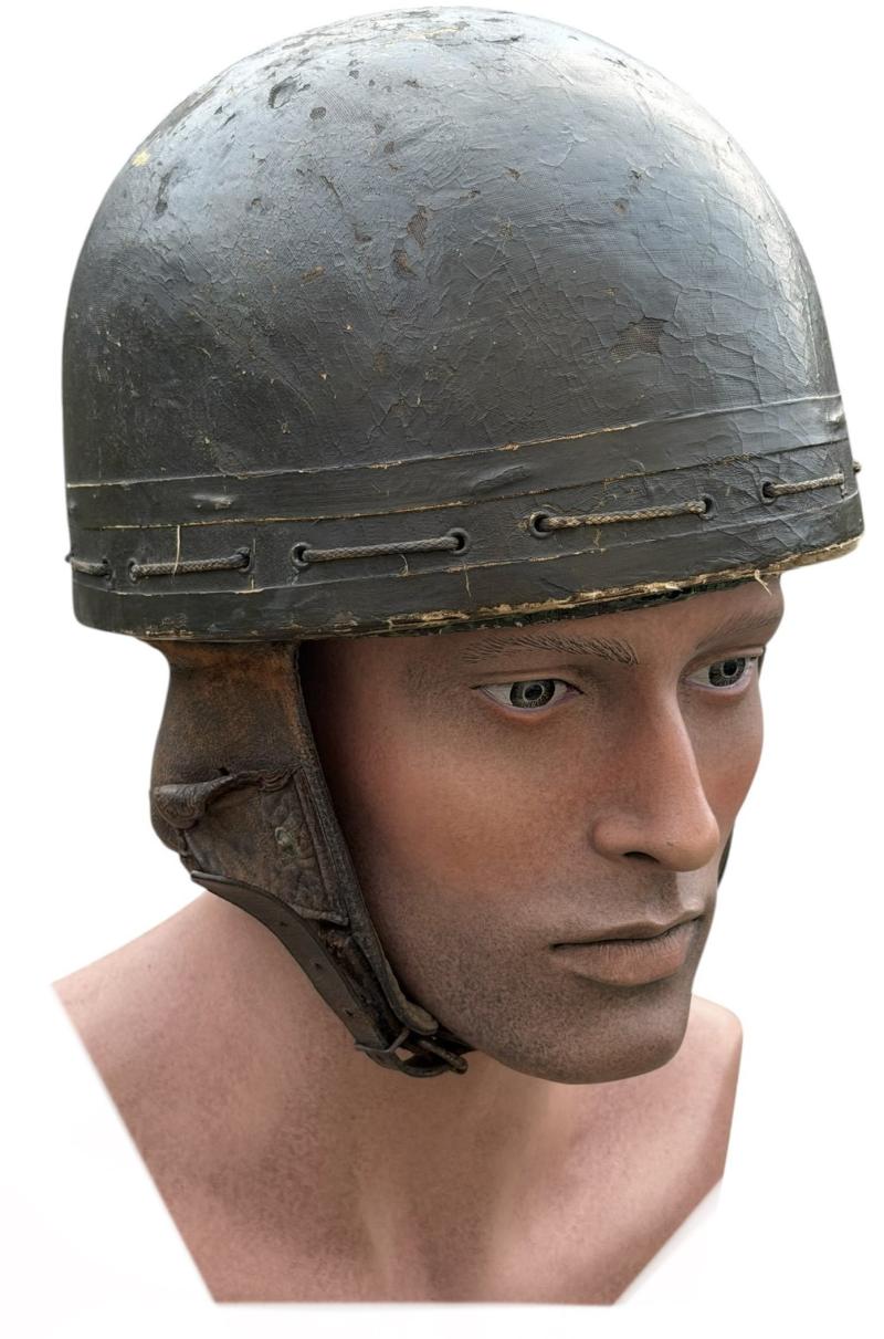 British WW2 1th Model Dispatch Rider Helmet