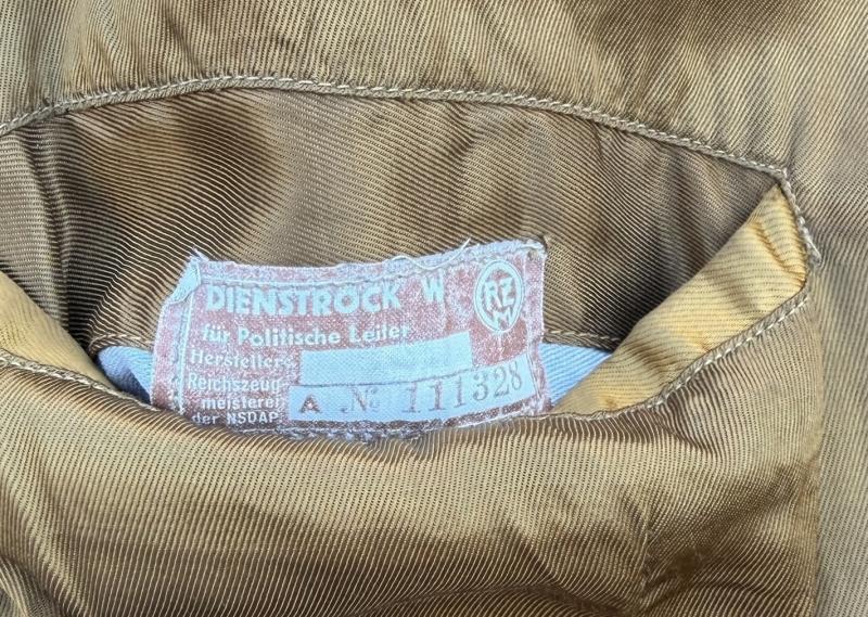 NSDAP Leiter Dienstrock (Leader Service Tunic)