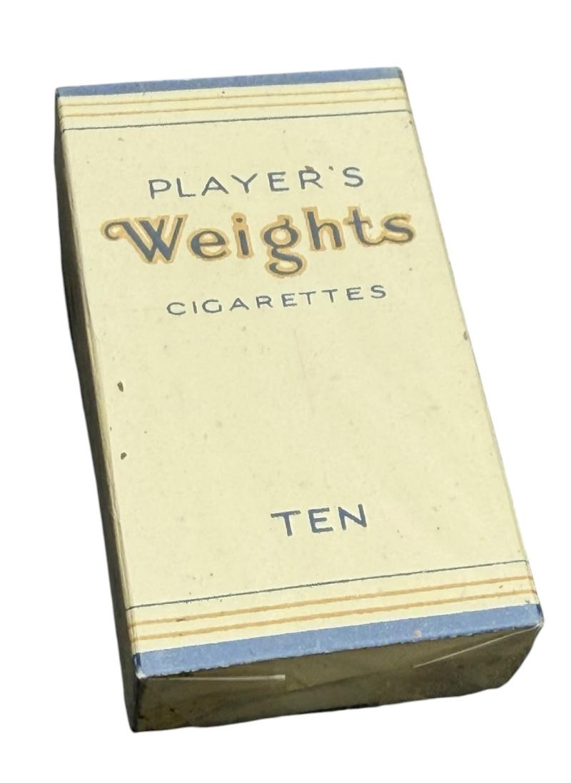 British WW2 Players Weights Cigarettes