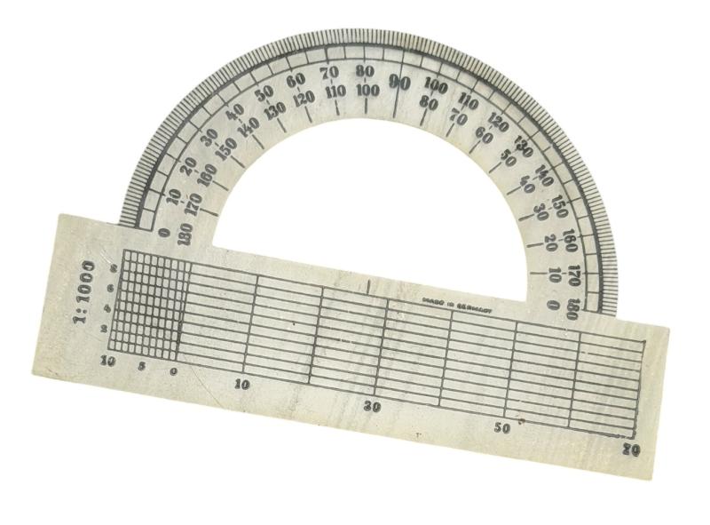 Wehrmacht Mapcase Measuring Ruler