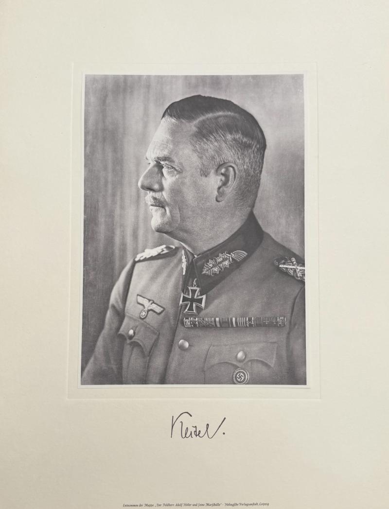 Portrait Photo Generalfeldmarschall Wilhelm Keitel