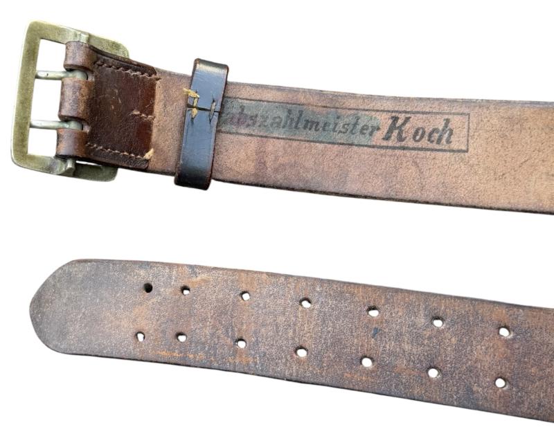 Wehrmacht chocolate brown Dubble Claw Buckle Belt