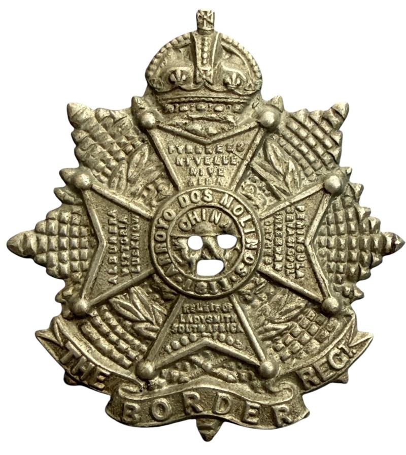 British WW2 The Border Regiment Cap Badge
