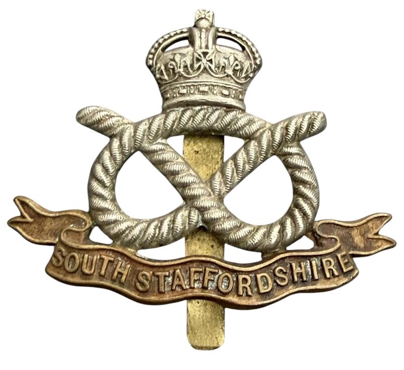 British WW2 South Staffordshire Cap Badge