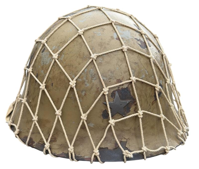 Japanese T90 combat Helmet with camo net