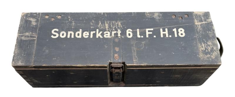 Wehrmacht Sonderkart. 6.L.F.H.18 Transport Case
