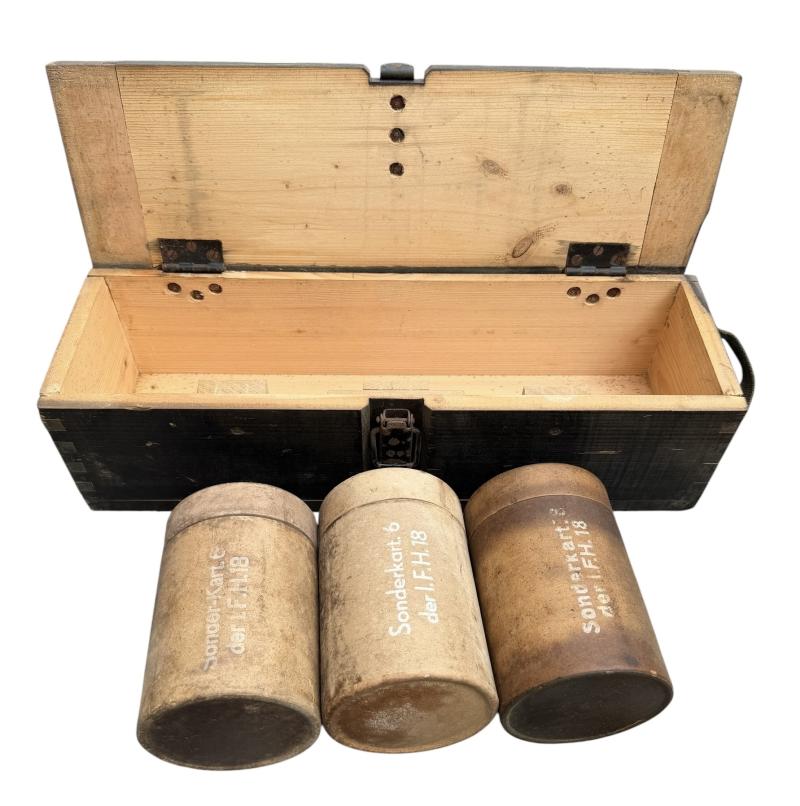 Wehrmacht Sonderkart. 6.L.F.H.18 Transport Case