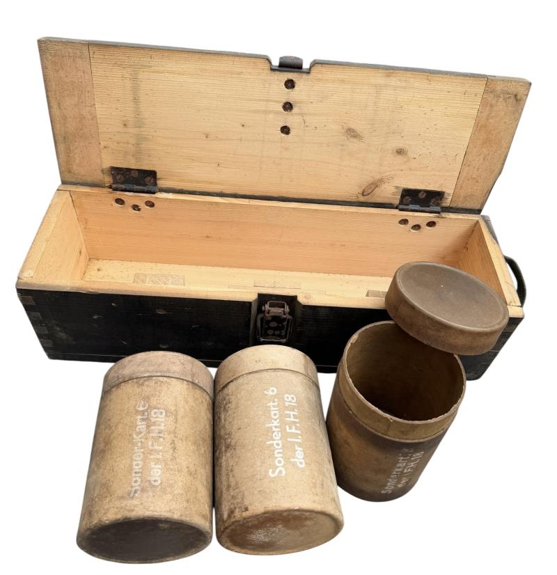 Wehrmacht Sonderkart. 6.L.F.H.18 Transport Case