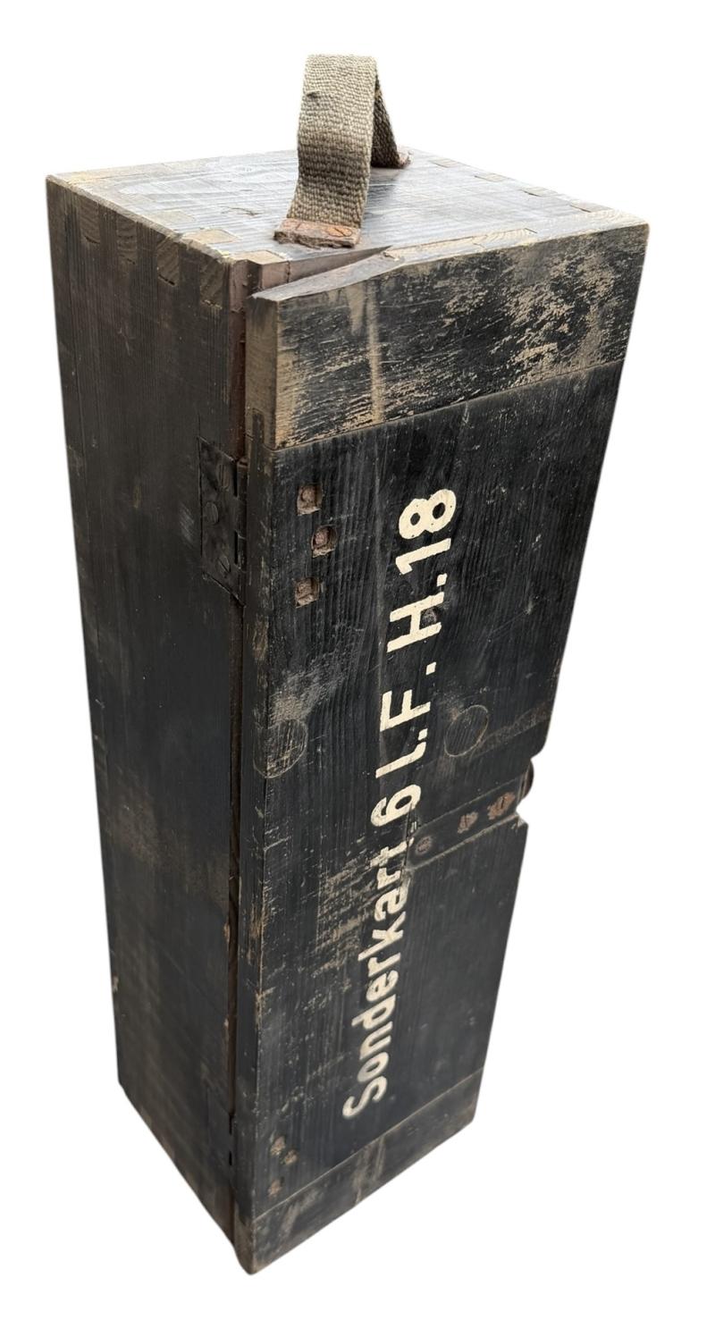 Wehrmacht Sonderkart. 6.L.F.H.18 Transport Case