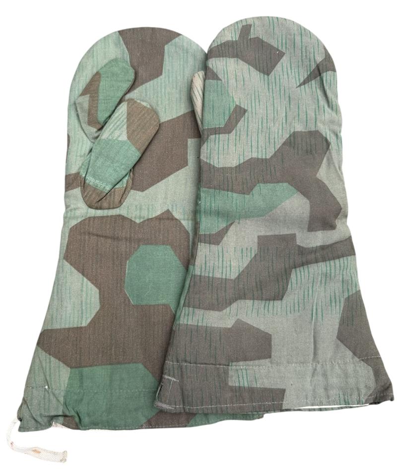 Wehrmacht/Luftwaffe reversable Splitter camo Winter Gloves