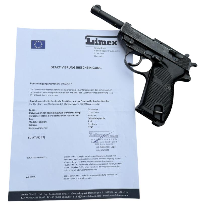 EU Deko P38 Pistol