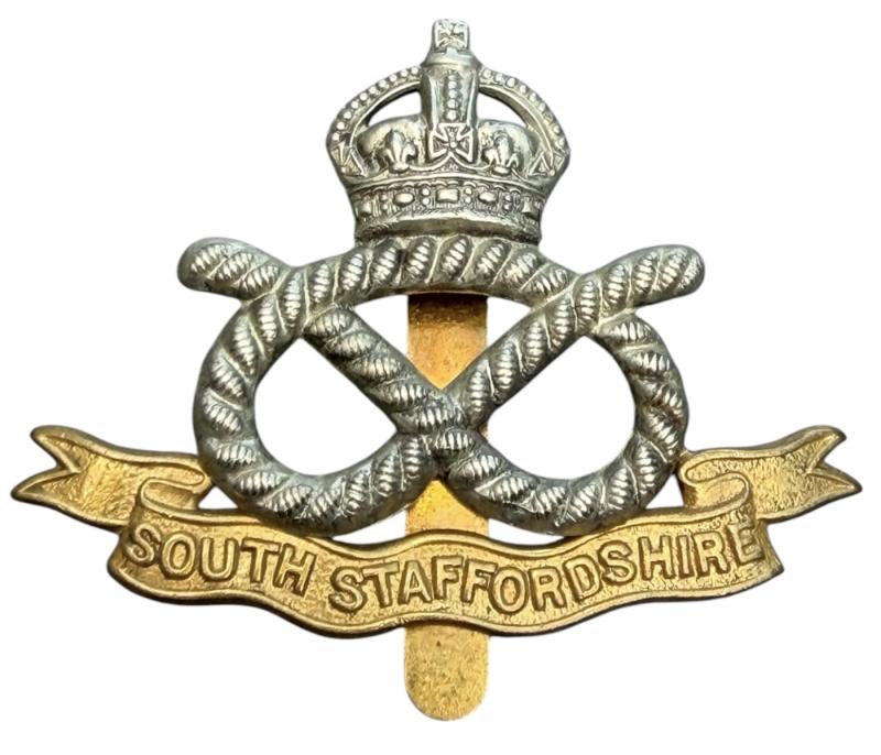 British WW2 South Staffordshire Cap Badge